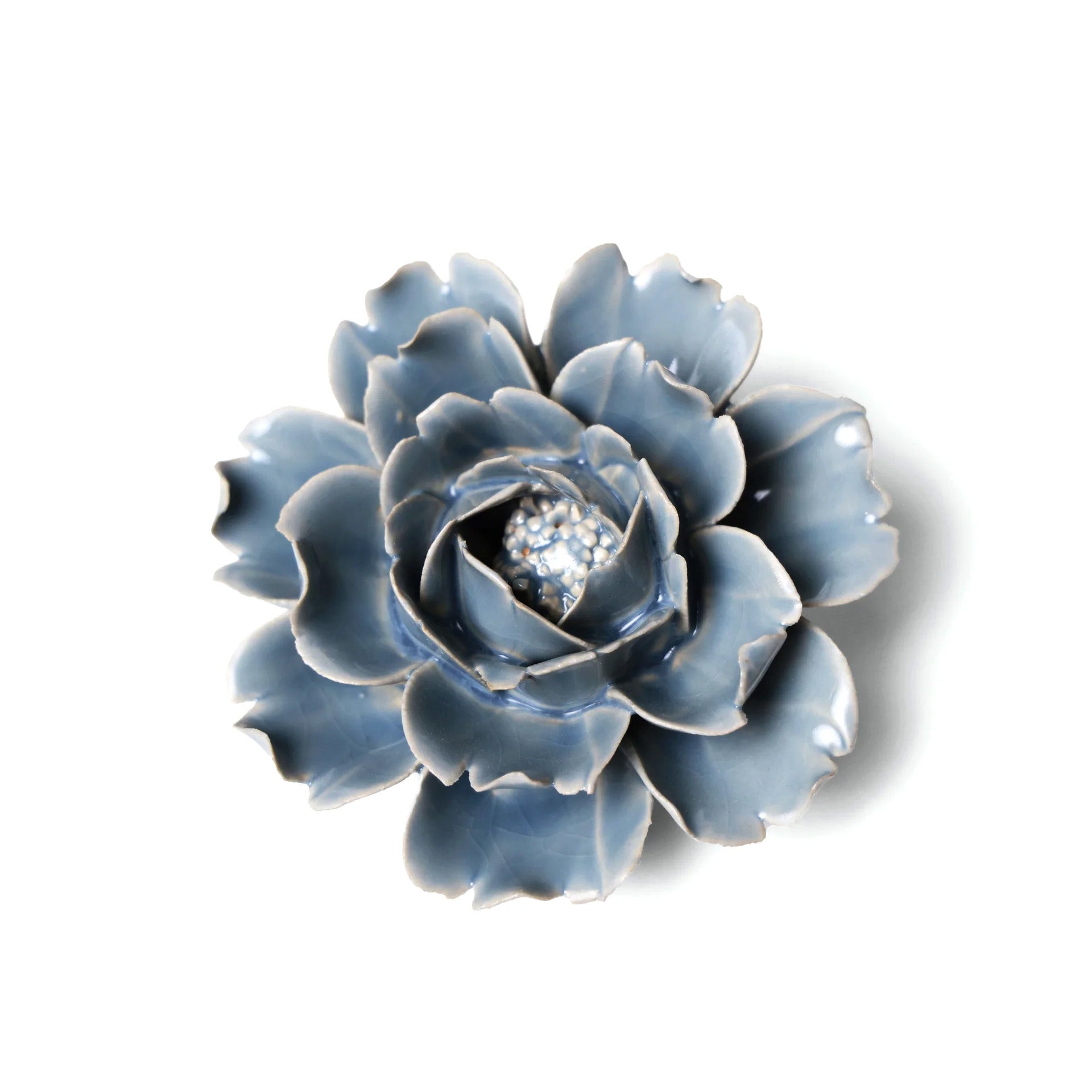 Ceramic Wallflowers - Blue Rose - Chrysler Museum Shop