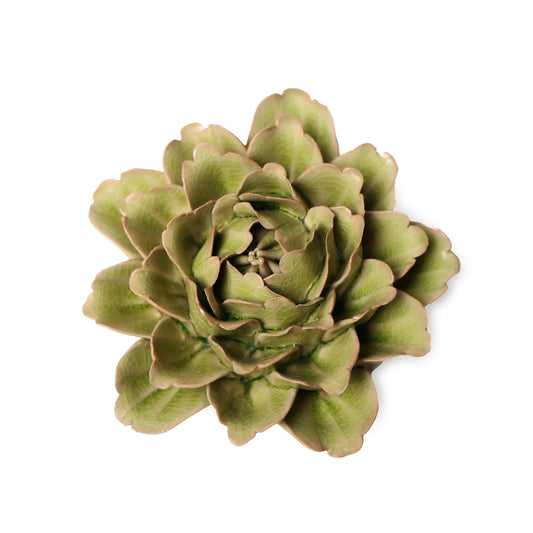 Ceramic Wallflower Green Tree Peony (Top) - Chrysler Museum Shop