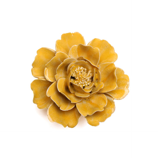 Ceramic Wallflowers - Yellow Rose (Top) - Chrysler Museum Shop