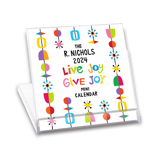 2024 Mini Calendar: Live Joy Give Joy