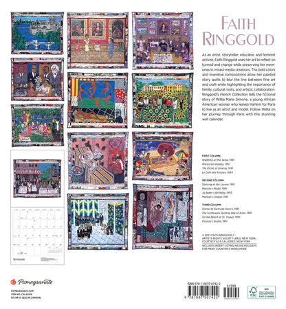Calendario de pared Faith Ringgold 2024