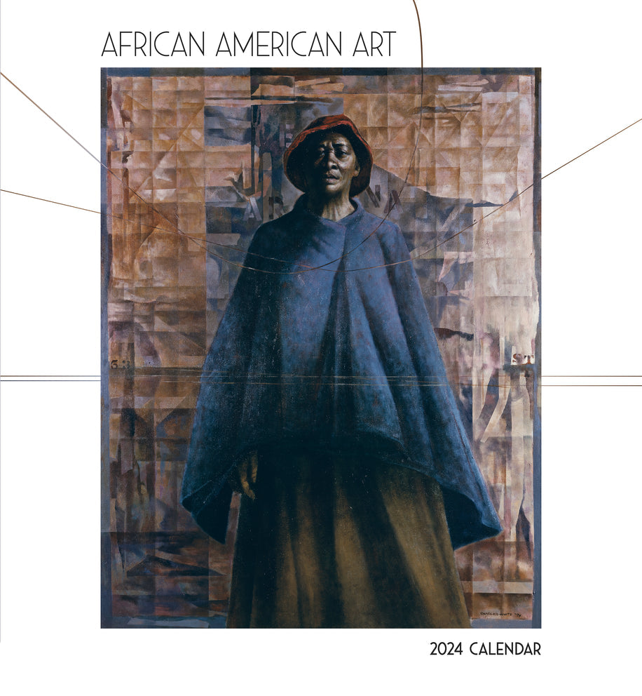 Calendario de pared de arte afroamericano 2024