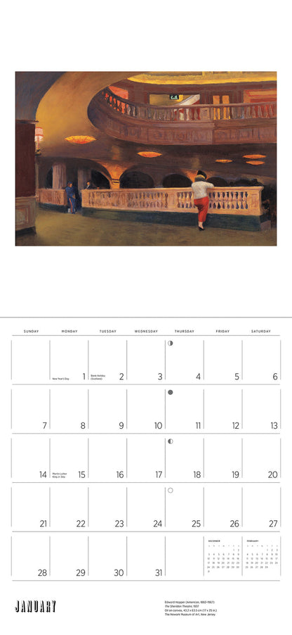 Edward Hopper 2024 Wandkalender