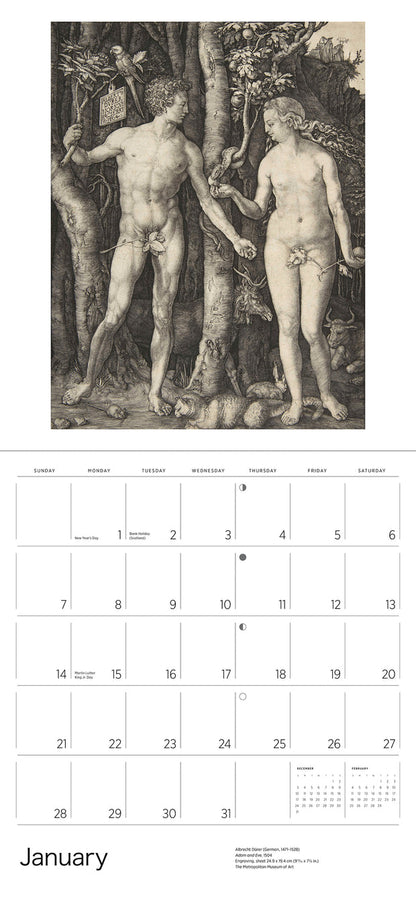 Calendario de pared Alberto Durero 2024