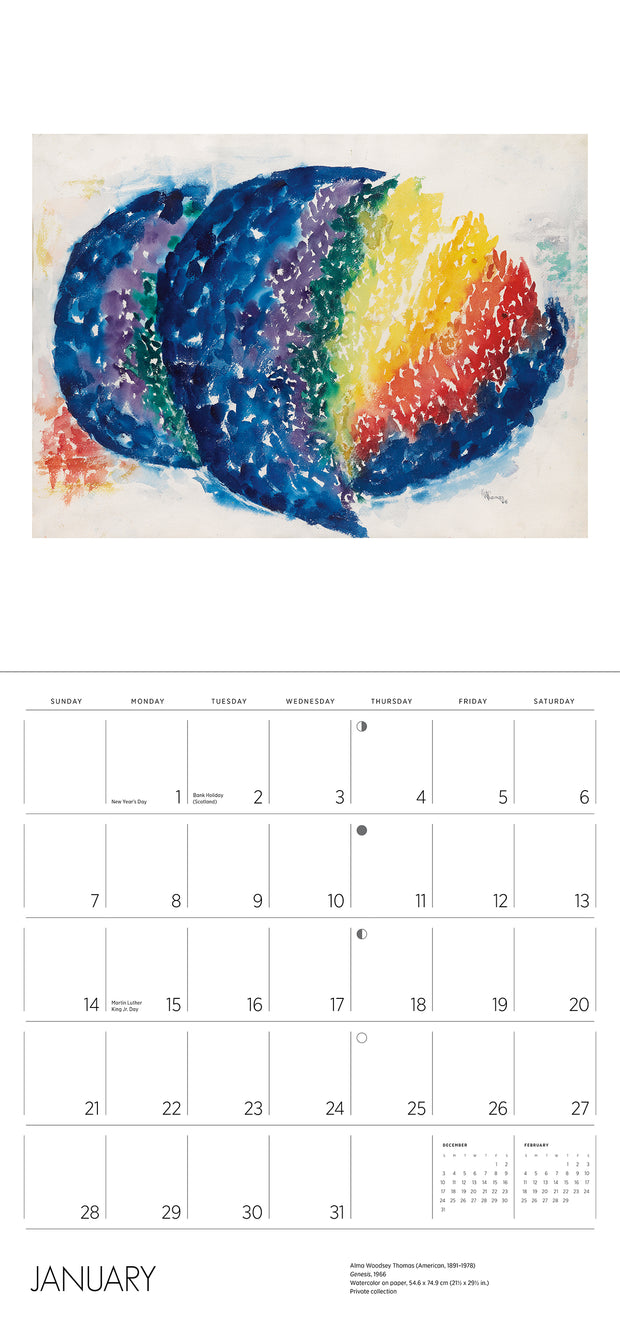 Calendario de pared Alma W. Thomas 2024