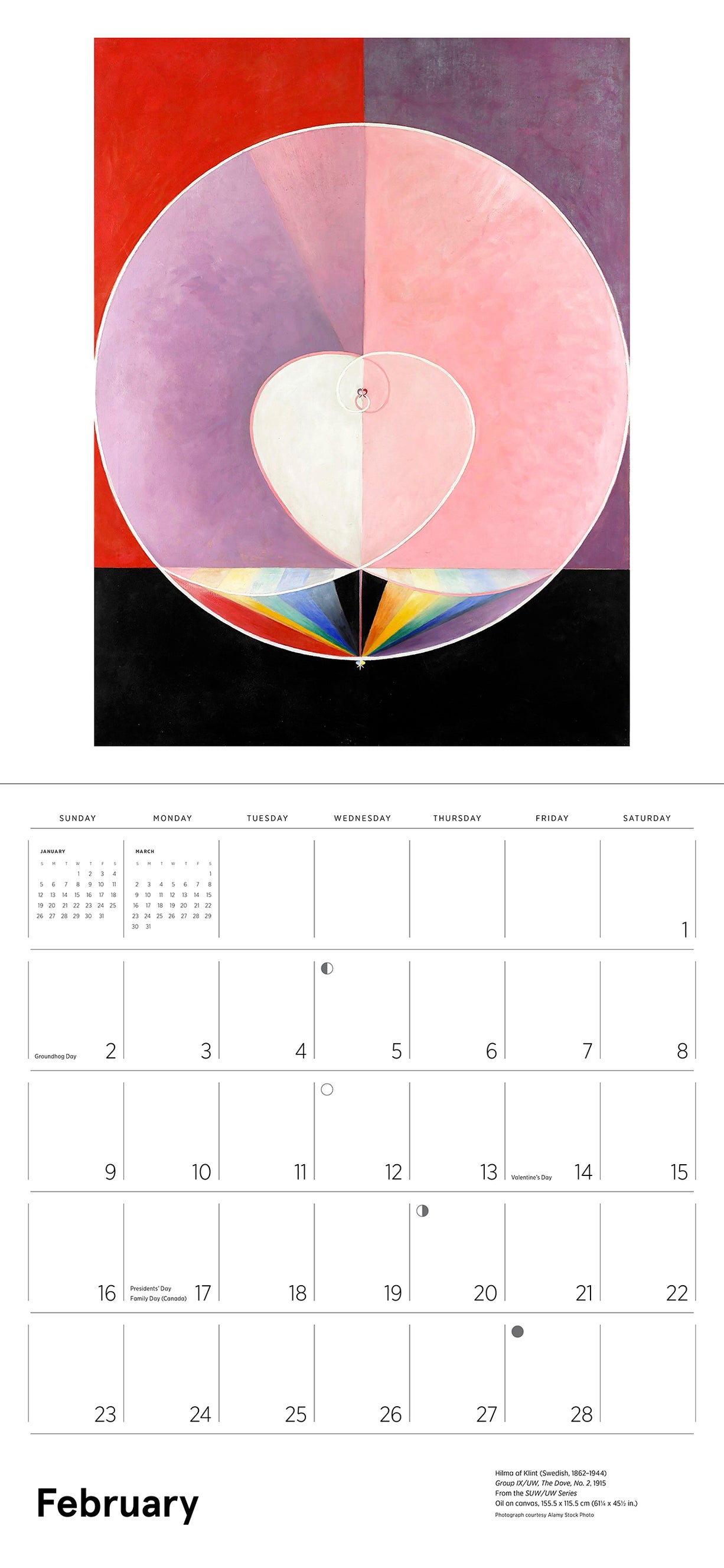 Hilma Af Klint Calendar 2025 