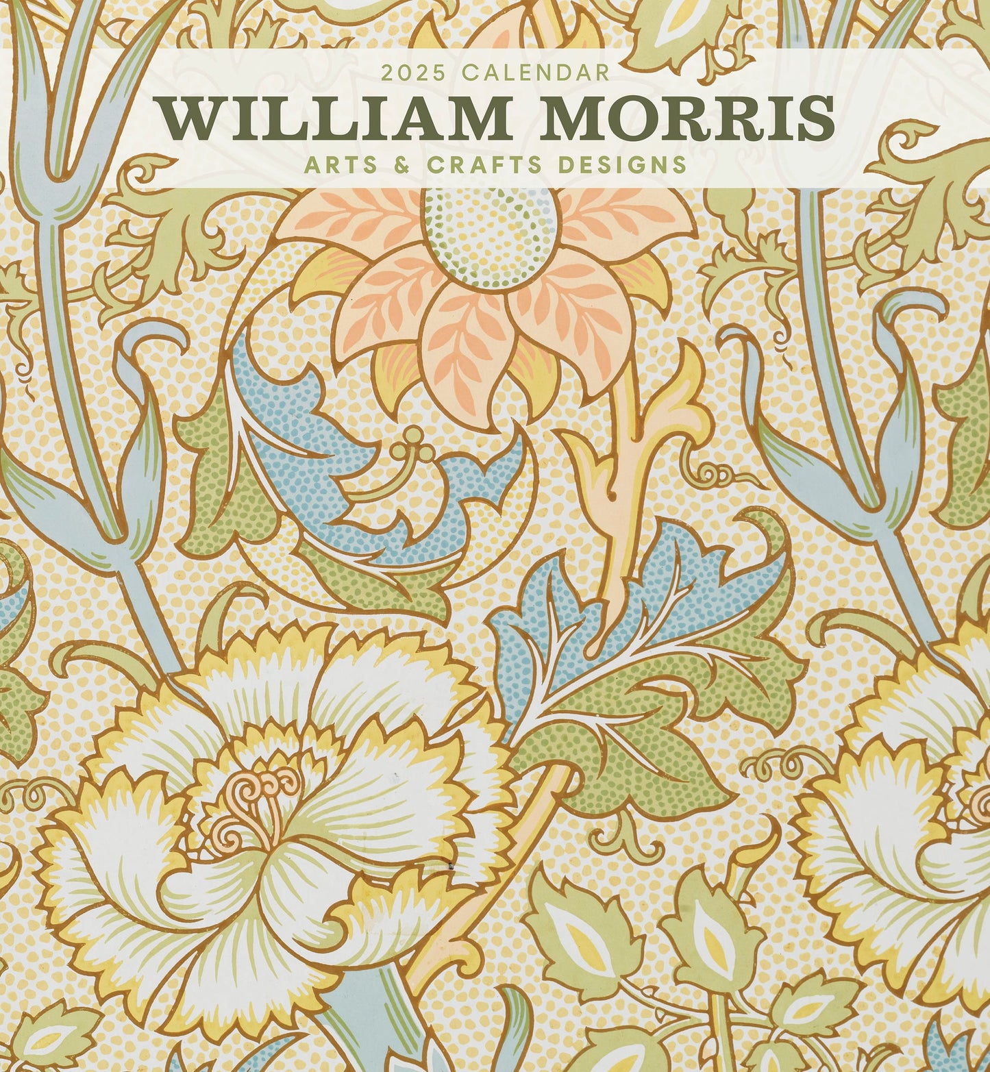 William Morris 2025 Wall Calendar front cover