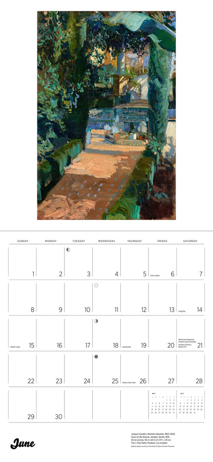 Gardens of the Impressionists 2025 Wall Calendar - Chrysler Museum Shop