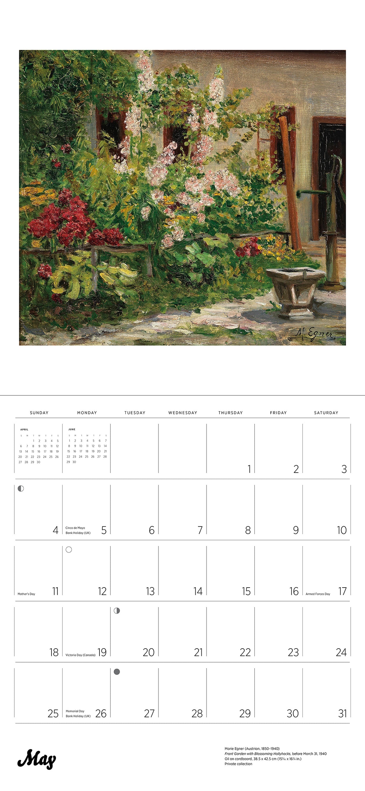 Gardens of the Impressionists 2025 Wall Calendar - Chrysler Museum Shop