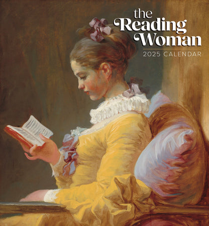 The Reading Woman 2025 Wall Calendar Front Cover