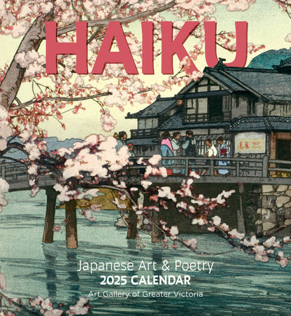 Haiku: Japanese Art & Poetry 2025 Wall Calendar - Chrysler Museum Shop