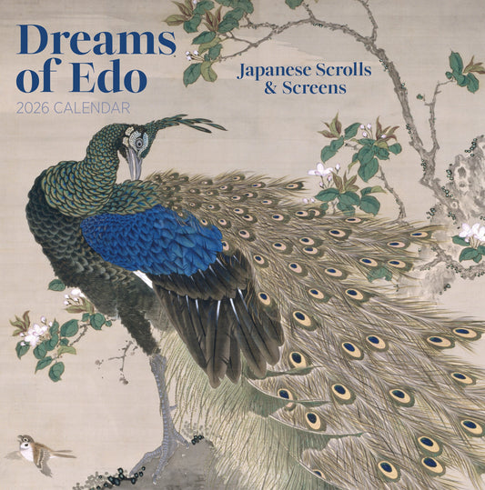 Dreams of Edo: Japanese Scrolls & Screens 2026 Wall Calendar (Front) - Chrysler Museum Shop