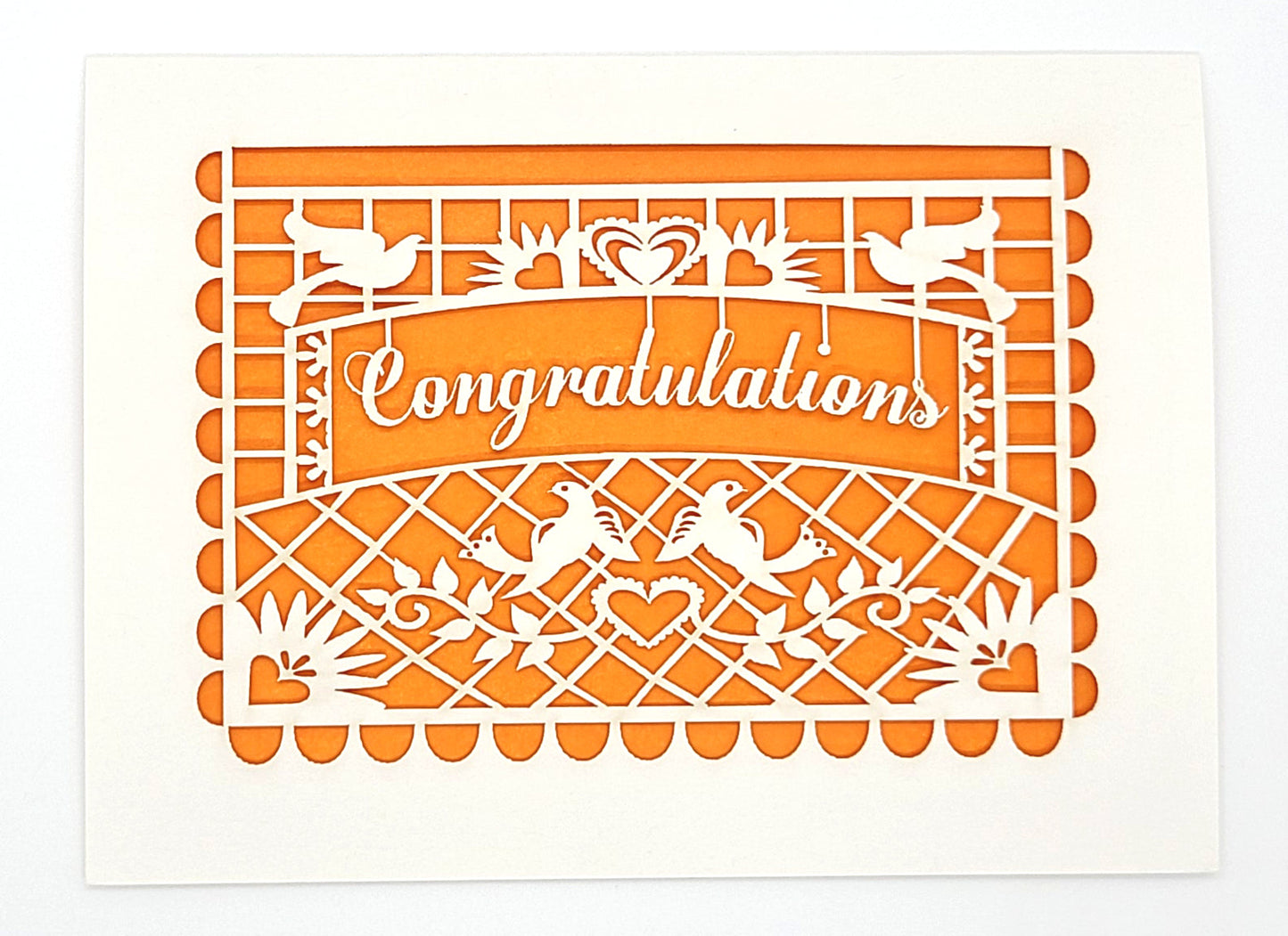 Papel Picado Greeting Card: Congratulations