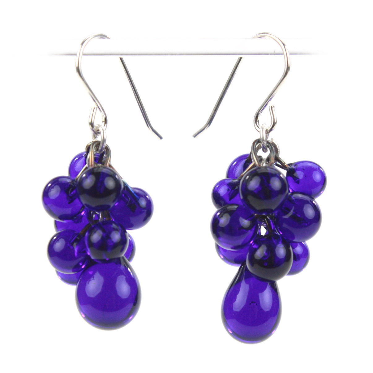 Chroma Earrings: Cobalt Blue - Chrysler Museum Shop