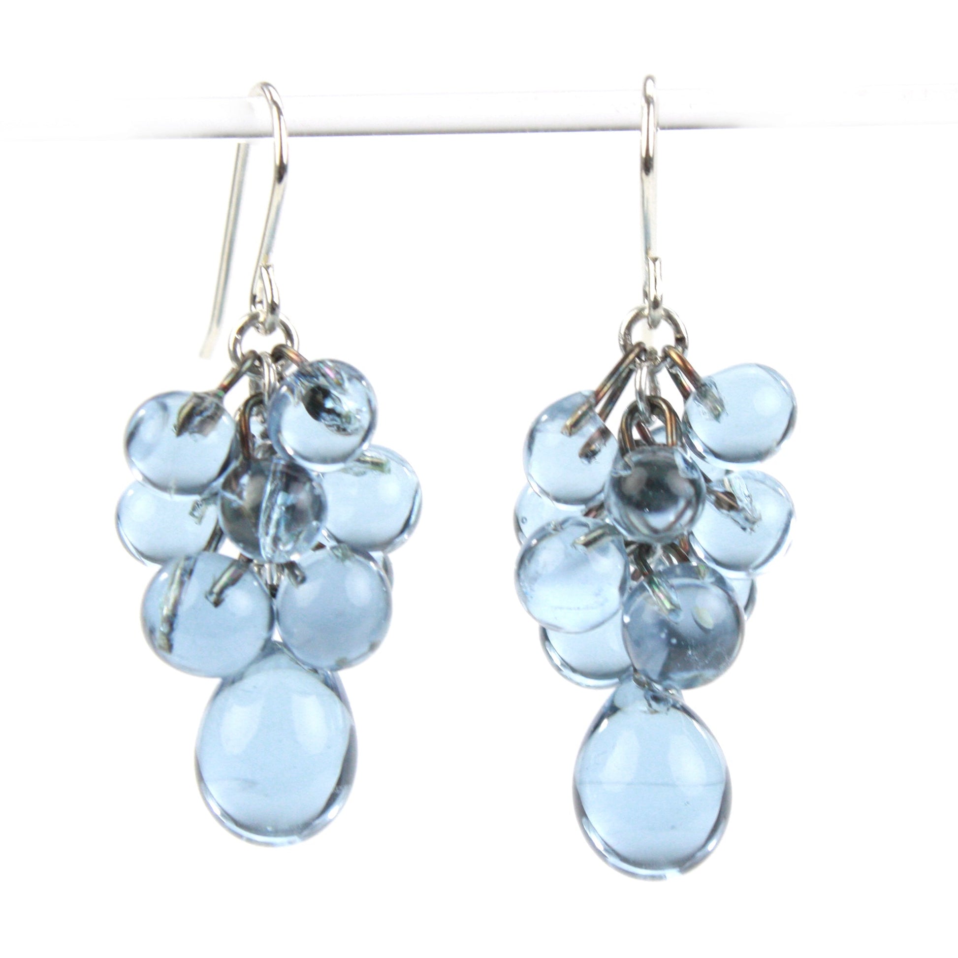 Chroma Earrings: Color-changing Purple/Light Blue - Chrysler Museum Shop