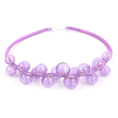 Chroma Necklace: Color-changing Purple/Light Blue - Chrysler Museum Shop