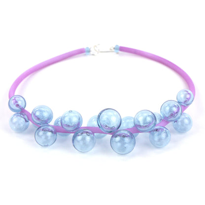 Chroma Necklace: Color-changing Purple/Light Blue - Chrysler Museum Shop