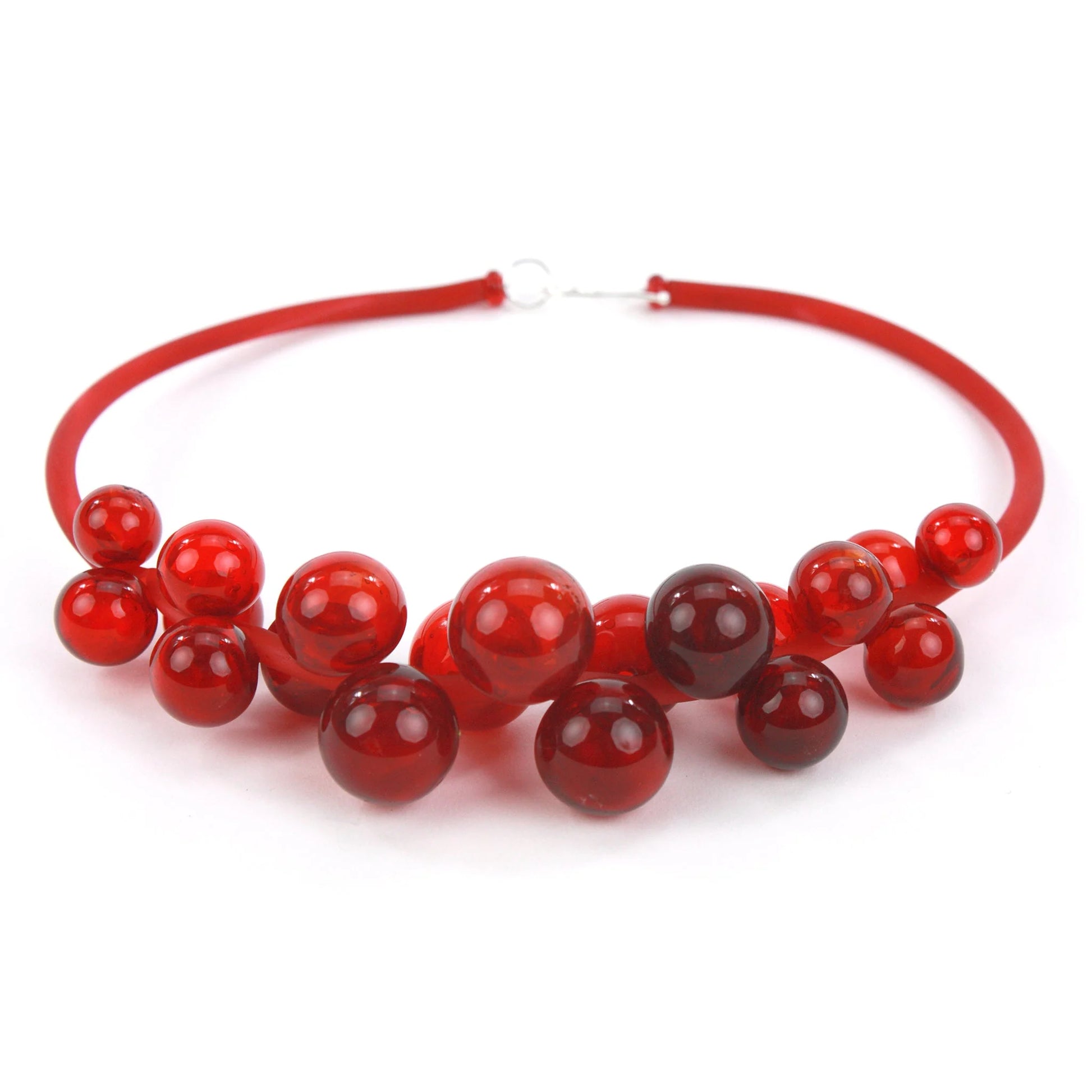 Chroma Necklace: Red by Alicia Niles - Chrysler Museum Shop