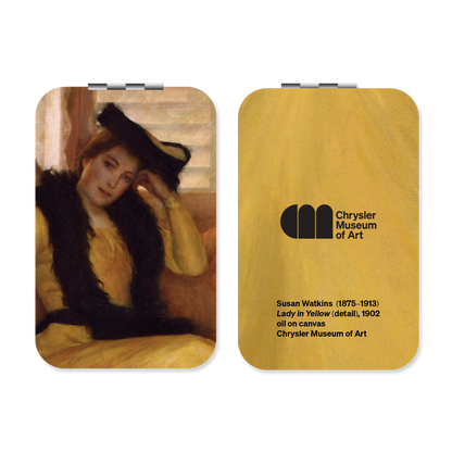 Compact Mirror: Susan Watkins' Lady In Yellow