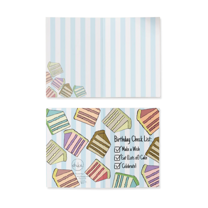 Birthday Checklist Greeting Card