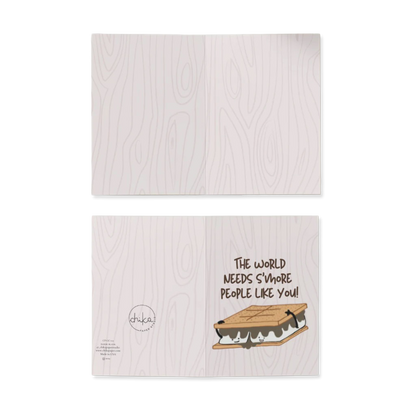 "The World needs s'more people like you!" blank greeting card.