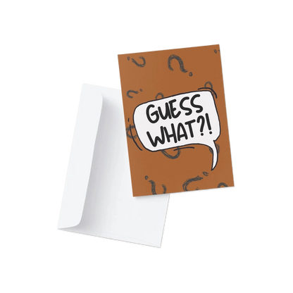 Guess What? Chicken Butt Greeting Card