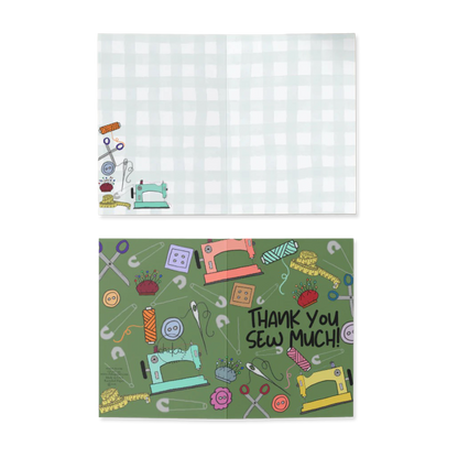 Thank You Sew Much Greeting Card