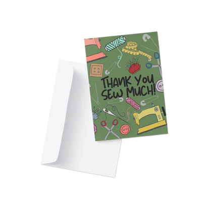 Thank You Sew Much Greeting Card