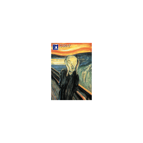 Lenticular Postcard: Munch (The Scream)