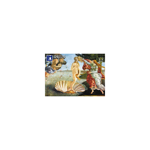 Lenticular Postcard: Botticelli (The Birth of Venus)