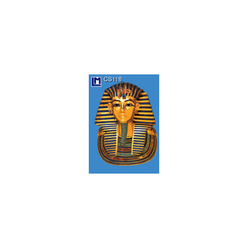Lenticular Postcard: The mask of Tutankhamun
