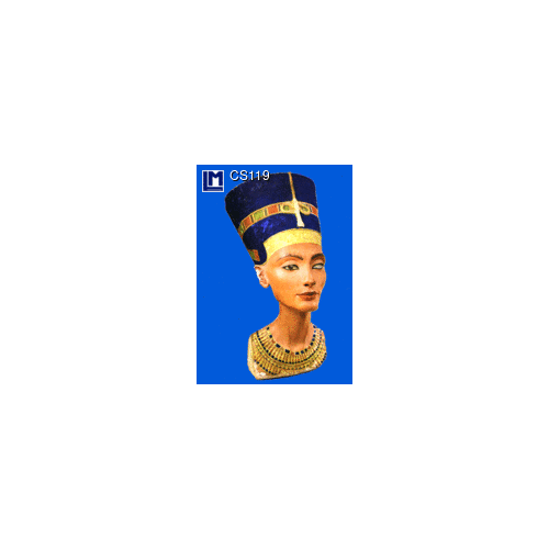 Lenticular Postcard: The bust of Nefertiti