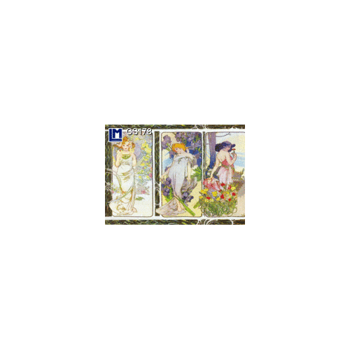 Lenticular Postcard: Mucha
