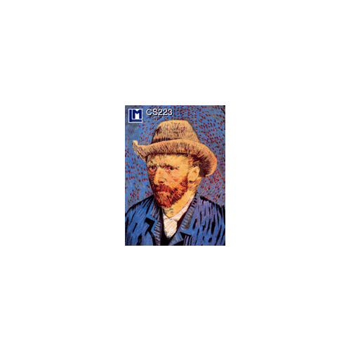 Lenticular Postcard: Van Gogh (Self Portrait with Felt Hat)