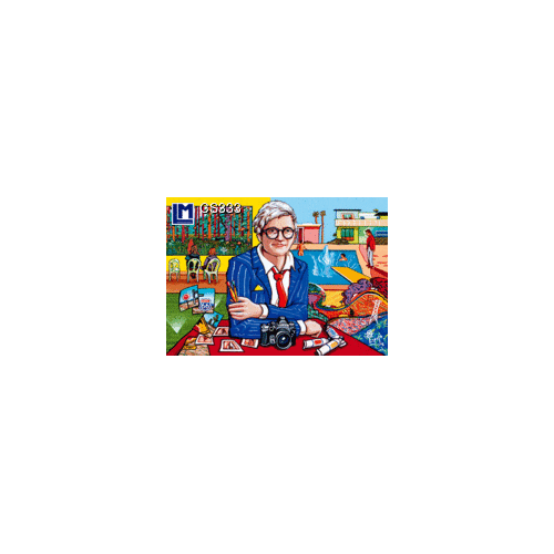 Lenticular Postcard: David Hockney, by Juan Carlos Espejo