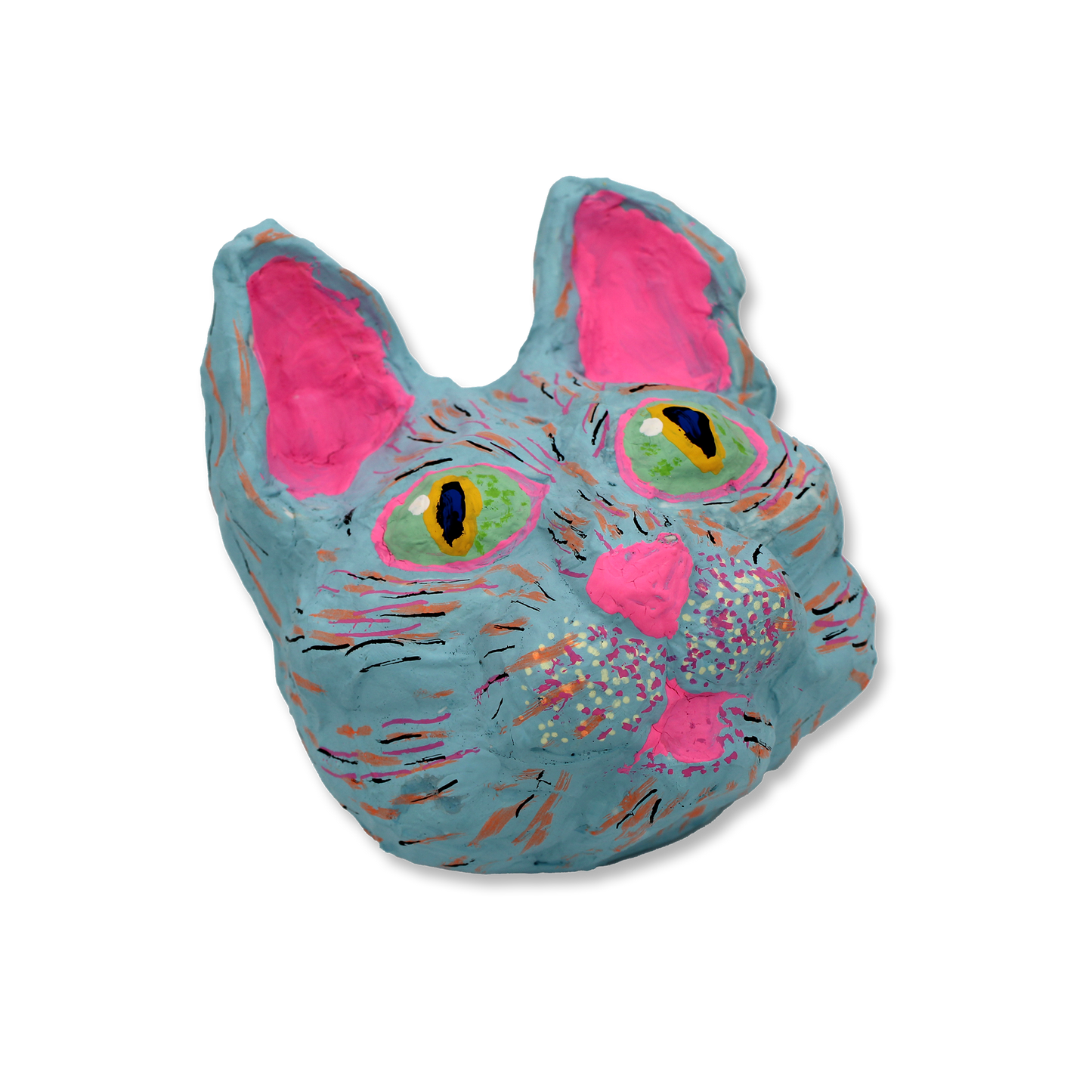 Papier-mâché Cat by Ethan Minsker - Chrysler Museum Shop