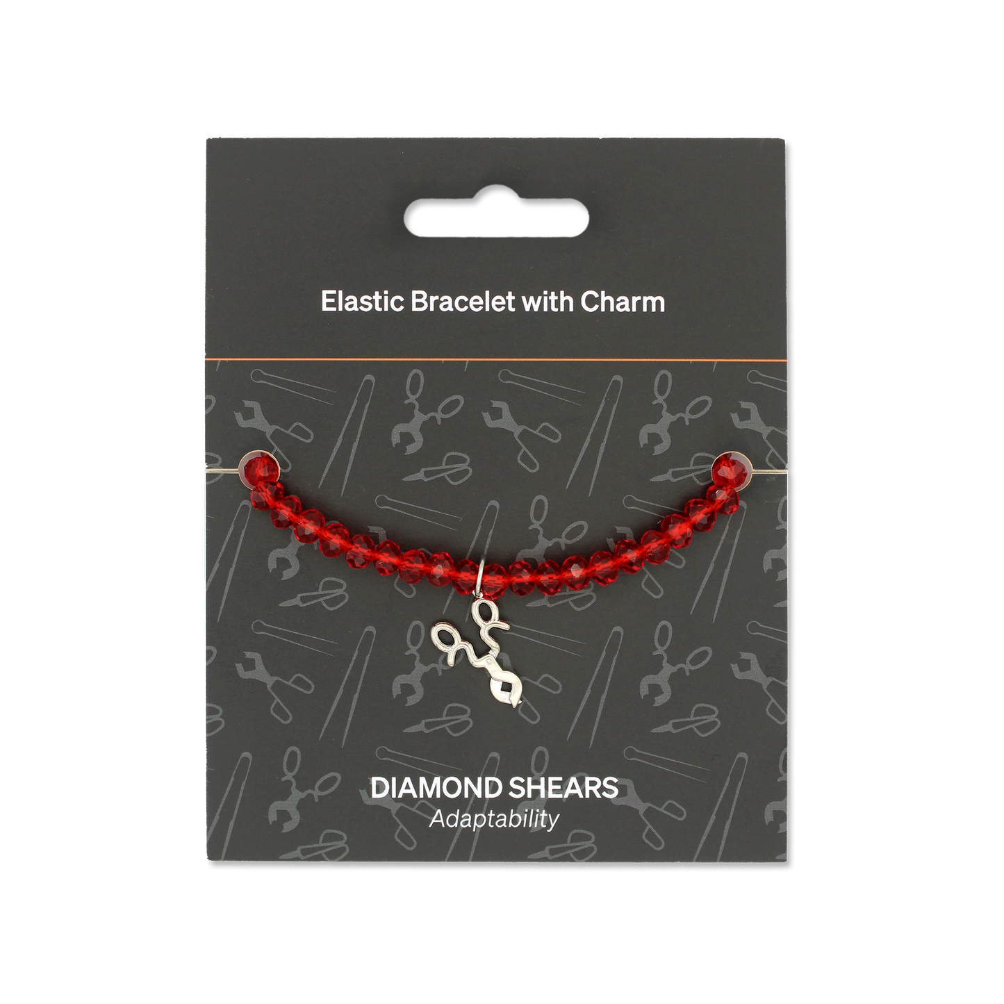 Glassblowing Charm Bracelet: Diamond Shears (Front) - Chrysler Museum Shop