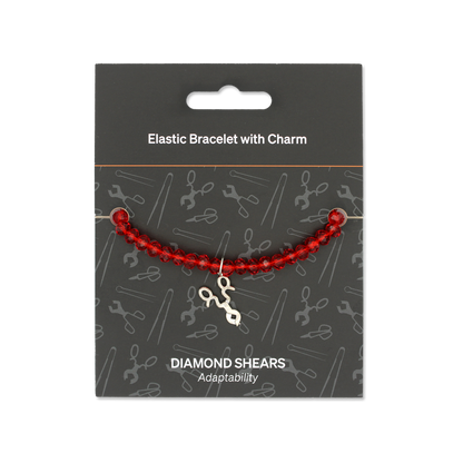 Glassblowing Charm Bracelet: Diamond Shears (Front) - Chrysler Museum Shop