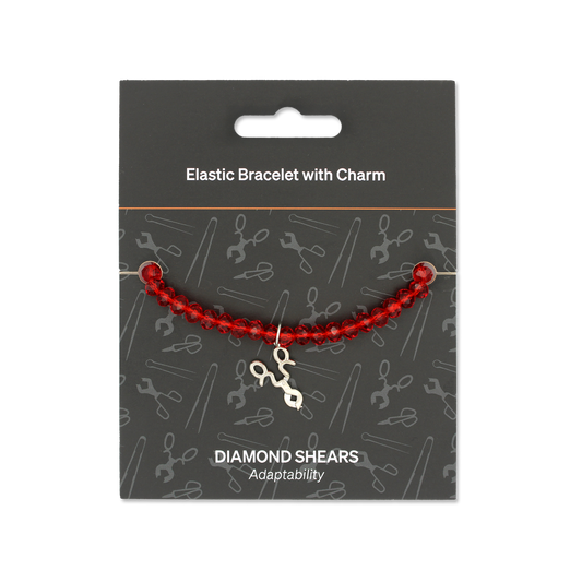 Glassblowing Charm Bracelet: Diamond Shears (Front) - Chrysler Museum Shop