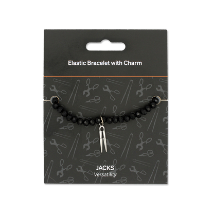 Glassblowing Charm Bracelet: Jacks (Front)- Chrysler Museum Shop