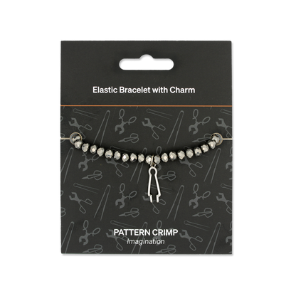 Glassblowing Charm Bracelet: Pattern Crimp (Front) - Chrysler Museum Shop