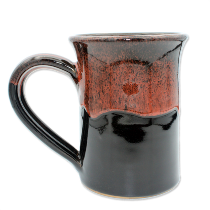 Handmade Chrysler Glass Studio Mug