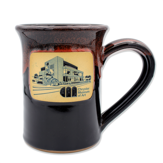 Handmade Chrysler Glass Studio Mug by Deneen Pottery - Chrysler Museum Shop