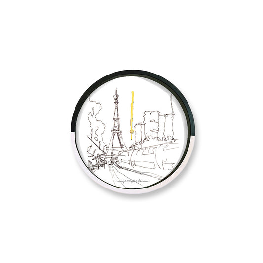 Paris Station Wall Clock by Jazzymade - Chrysler Museum shop