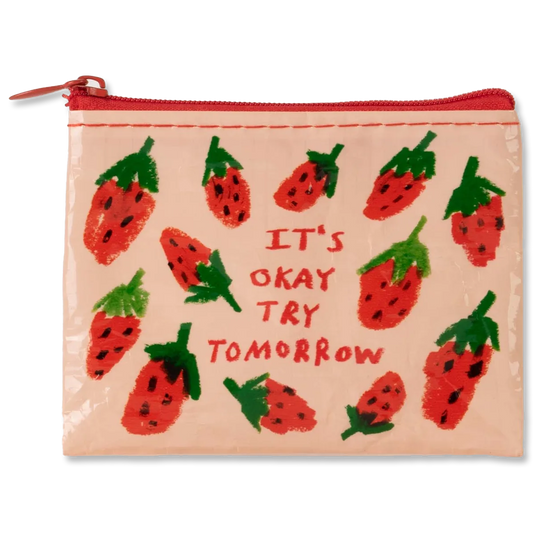 It's OK Try Tomorrow Coin Purse - Chrysler Museum Shop