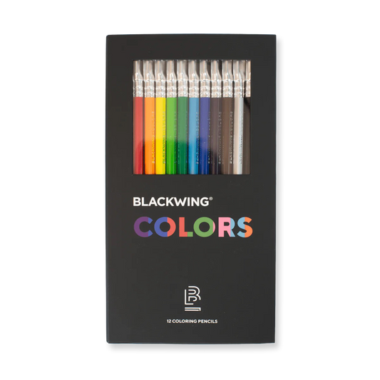 Blackwing Colors coloring pencils set on a white background