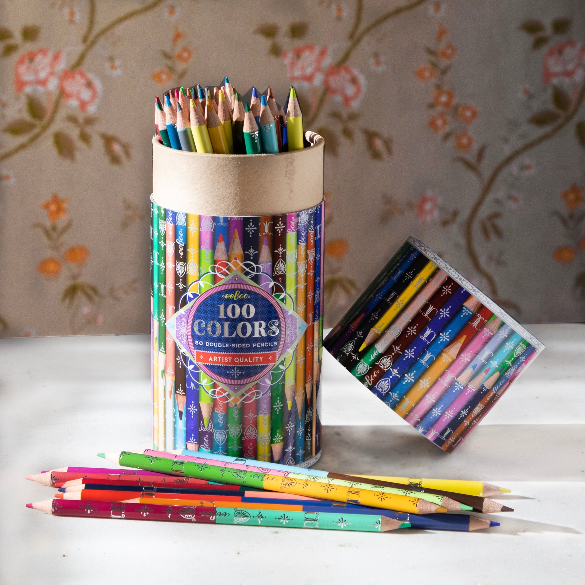 Set of 50 Double-Sided Color Pencils (100 Colors) In Situ - Chrysler Museum Shop