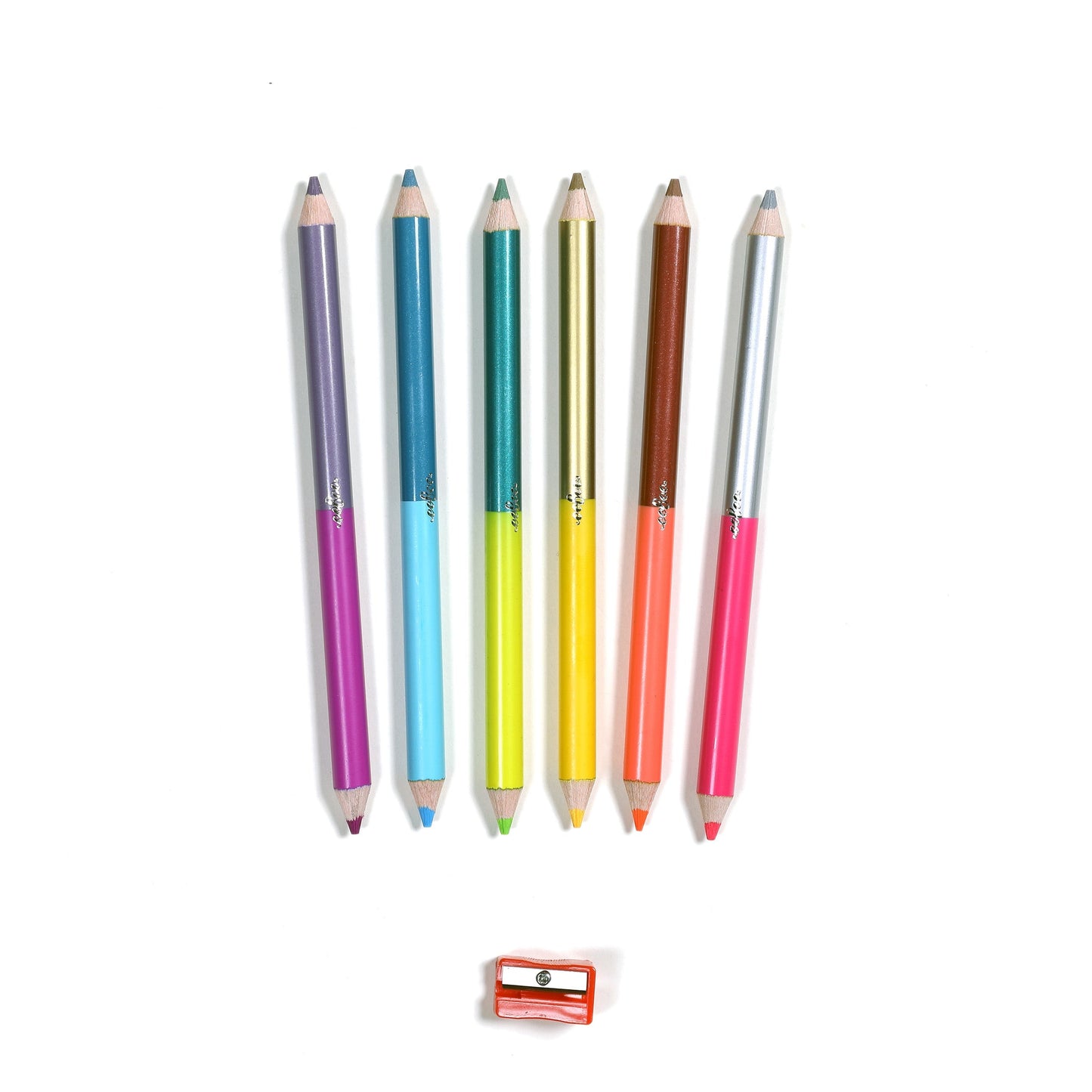 Axolotl 6 Jumbo Special Double-Sided Pencils