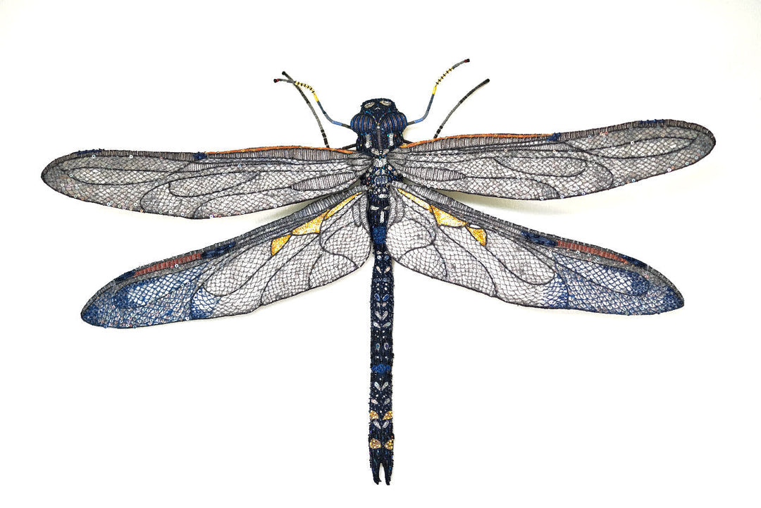 Blue Dragonfly Objet d'Art