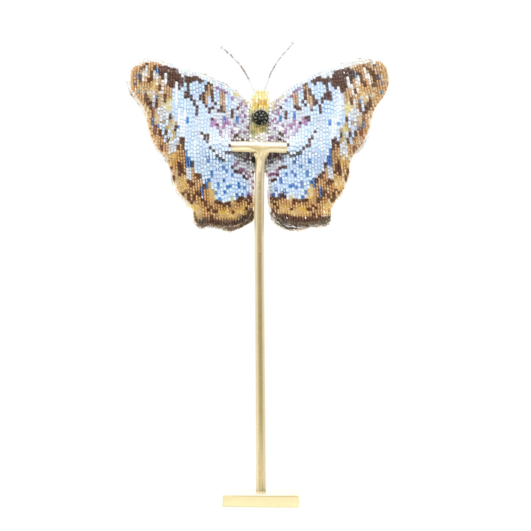 White Peacock Butterfly Objet d'Art